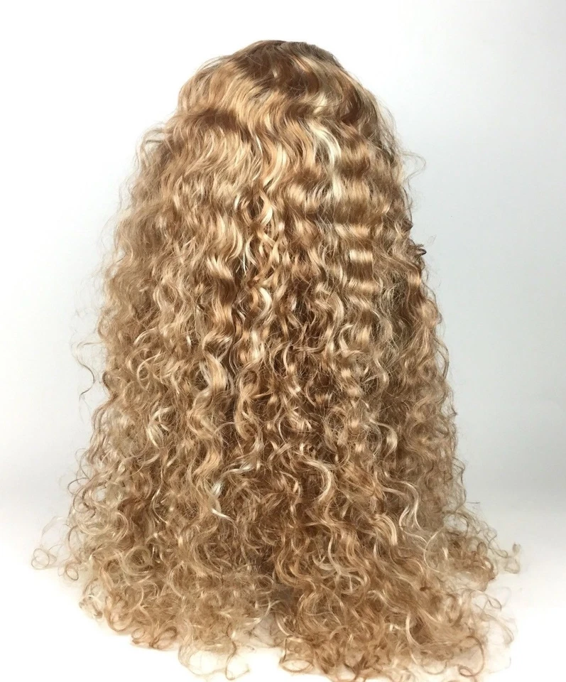 Pelucas de estudio Peluca de moda larga rizada de calidad premium - G1000N #H27/613 Foto 4 de 4