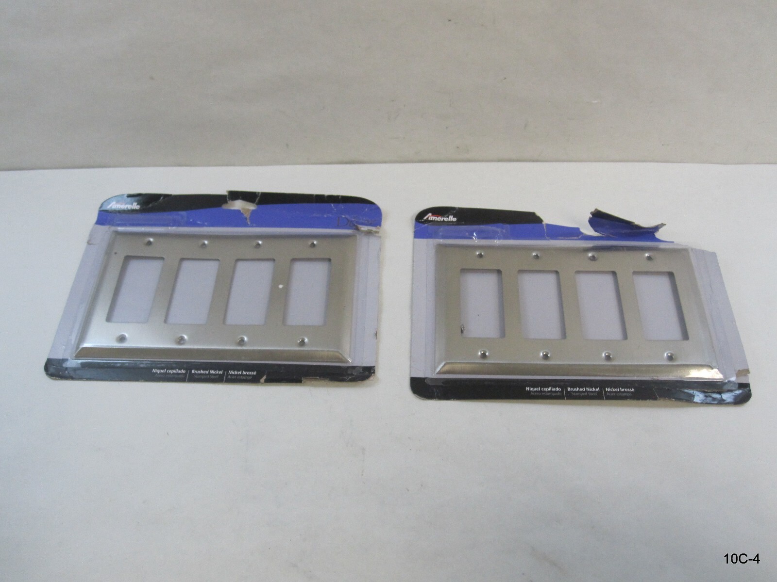 Switch Plate Covers Metal 4 Rocker Wallplate