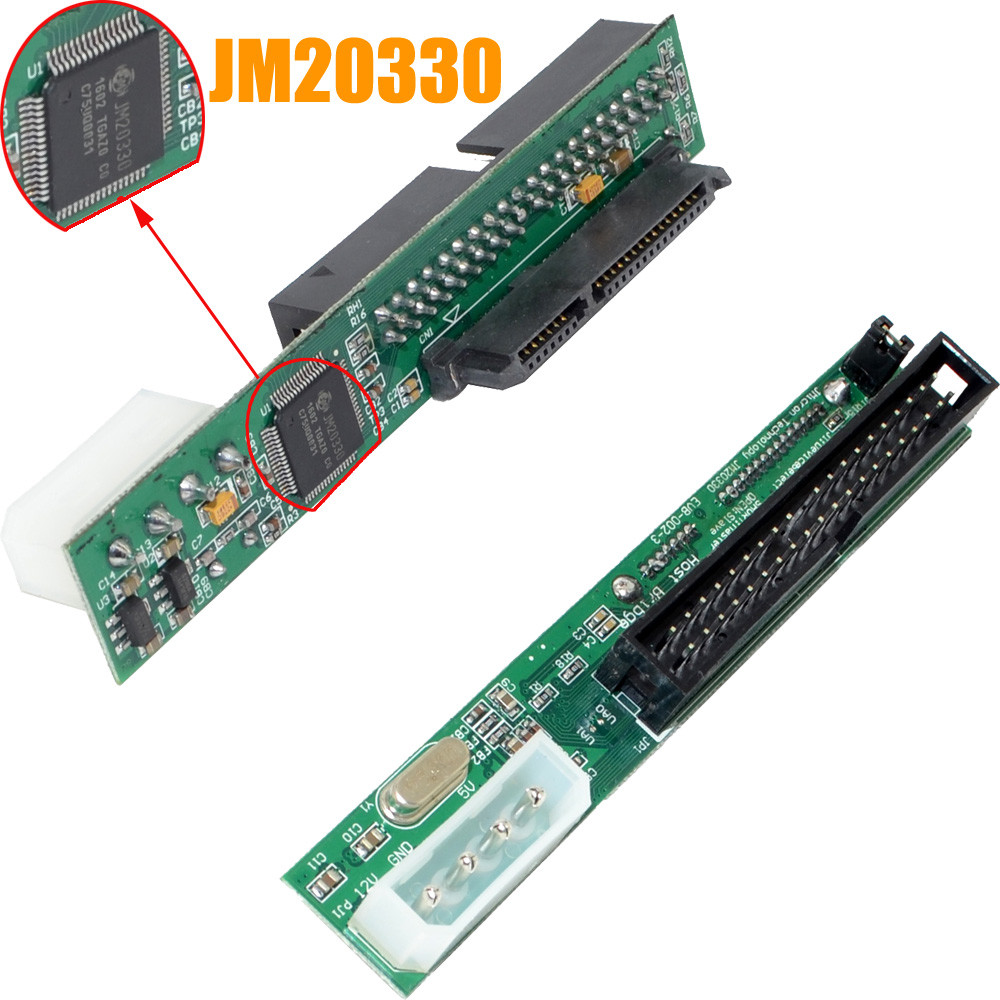 JM20330 Chip 3.5 SATA to IDE Connector SATA to IDE Adapter Serial