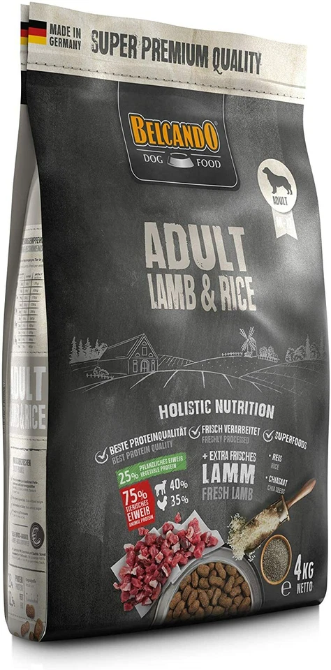 Belcando Adult Lamb & Rice Hundefutter 4kg|für empfindliche Hunde ab 1 Jahr - Bild 2 von 4