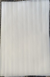 White polyethylene foam sheets 20 pieces 16x24x1/16 recycled