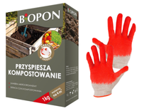 Kompostbeschleuniger Schnellkomposter Komposthilfe Kompost 1Kg + Handschuhe