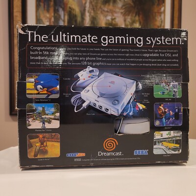 Sega Dreamcast Launch Edition White Console (NTSC) Vintage/Rare