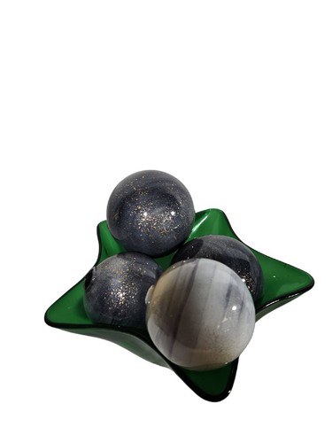 Handblown Open End Glass Balls Universe Design - Bild 11 von 12