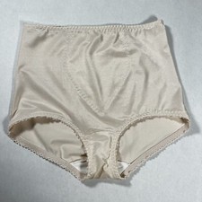 Classic Ivory Bali Nylon Spandex Control Panties Size XL