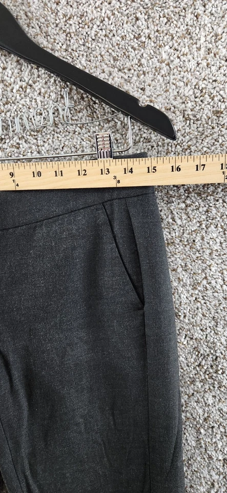 Ann Taylor Loft Marisa Gray Dress Pants Career Pant Straight Leg Women's Size 2P - Image 3 of 4
