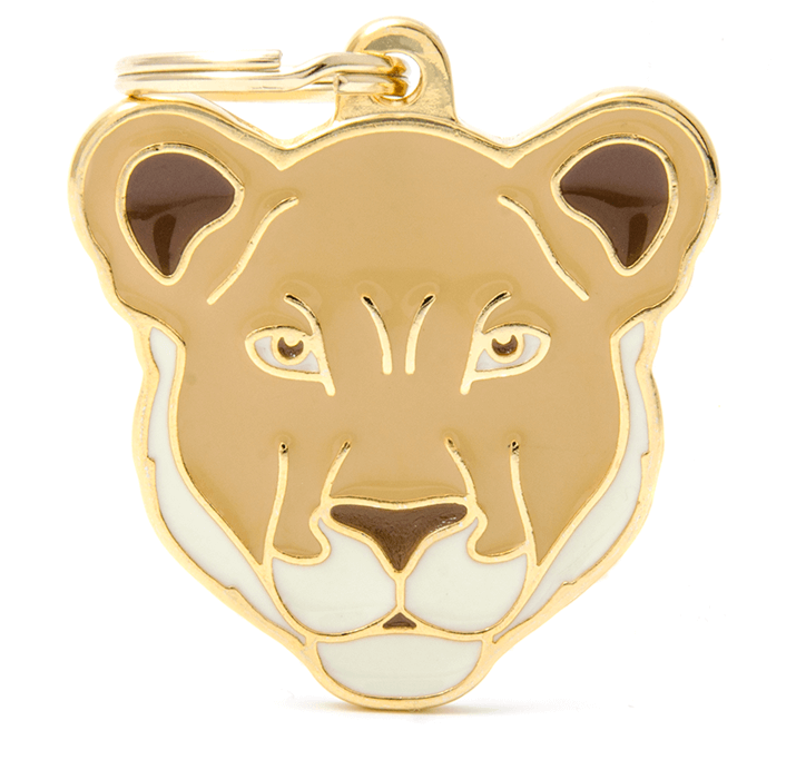 Lioness (Z002)- Animal - Personalised ID Tag - Engraved FREE - Keyring - Charm