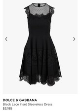Dolce & Gabbana Dress Black  IT42/US4-6