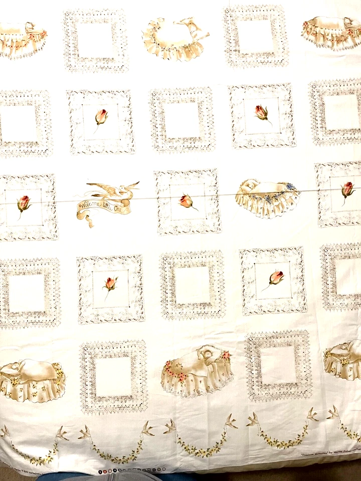 3 1/2 码棉质织物婴儿“珍贵回忆”Martha Pullen 著 — 第 4/4 张图片