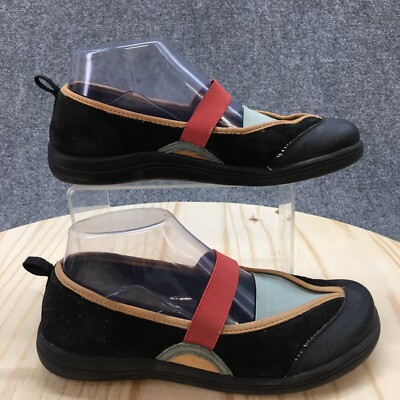 Earth Spirit Shoes Womens Sheri Slip On Mary Jane Flats Black