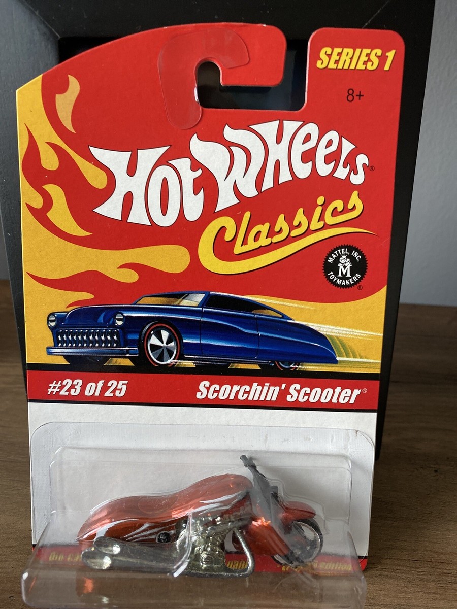 Hot Wheels Classics Series 1 #23 Orange Scorchin Scooter | eBay