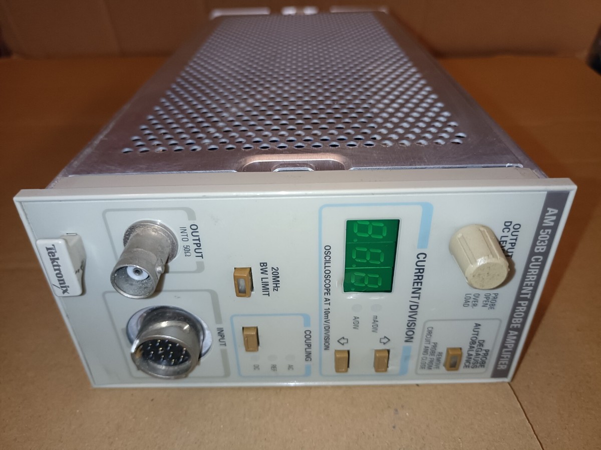 Used Tektronix AM503B Current Probe Amplifier Express DHL or Used Tektronix AM503B Current Probe Amplifier Express DHL or