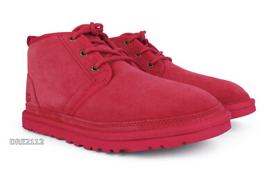 Ugg Men’s Shoes- Ugg Neumel Samba Red Size: 11 UGG Neumel Men Samba Red Suede Lace-up Wool Sockliner Chukka  main image 2