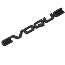 Matte Black EVOQUE Car Trunk Emblem Tailgate Rear Metal Badge Sport sticker