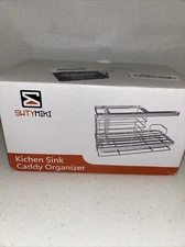 SWTYMIkI-Sink Caddy Organizer, Stainless 