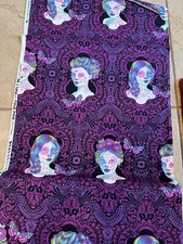 Tula Pink De La Luna Possessed Cameos in Clairvoyant by the yard