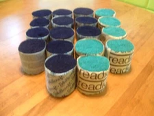 Readicut   100% 6 Ply Wool Yarn Lot of (18 Pks Total) #37 Navy, #35 Turquoise