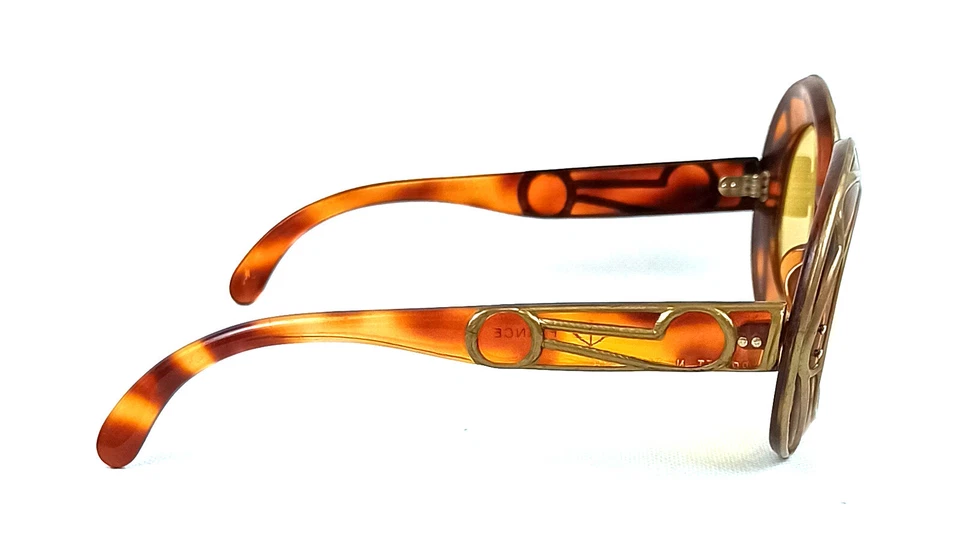 GAFAS DE SOL MICHELLE BREVET VINTAGE FRANCESAS AÑOS 50 FIESTA N' 71.12199 HECHAS A MANO NOS Foto 3 de 4