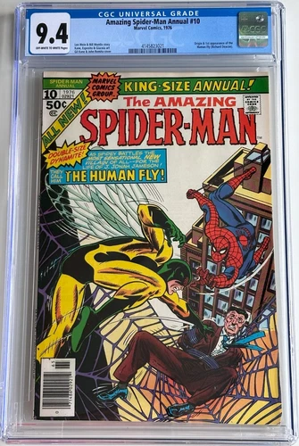Amazing Spider-Man Annual #10 CGC 9.4 OW-W: 1st appearance of the Human Fly