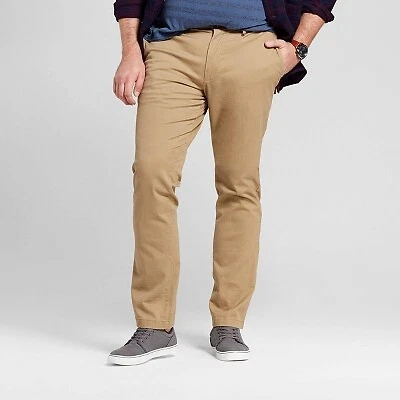 Men s Big Tall Every Wear Slim Fit Chino Pants Goodfellow Co