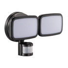 30W LED PIR Sensor Floodlight Twin Motion Detector Garden Outdoor Security Light