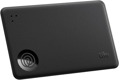 Wallet Finder Bluetooth Tracker & Item Locator, 1-Pack, Black