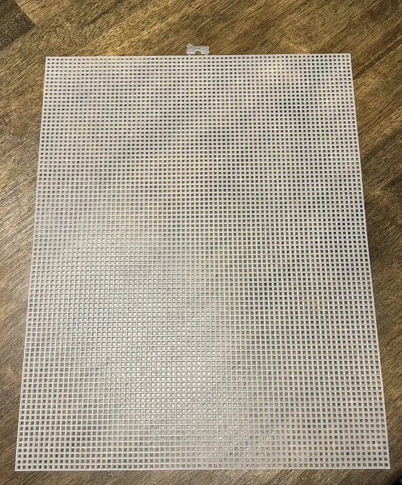 Lot Of 10 Darice~Plastic Canvas7 Mesh~Clear~10 1/2" x 13 1/2"~# 33900-1JAS~USA - Image 2 of 2