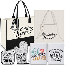 6 Pcs Christmas Baking Gifts Set Fun Baker Gifts for Women Birthday Presents ...