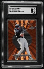1997 Upper Deck Long Distance Connection Frank Thomas #LD12 SGC 8 HOF p1b
