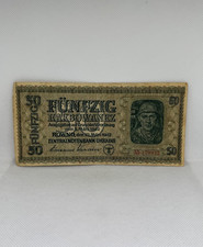 Banknote / Ukraine / 50 Karbowanez 1942 / sehr sch&ouml;n , VF / Papiergeld / P.54