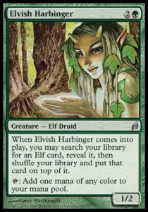 Magic/MTG Elfen-Vorbote LRW-207 Uncommon Deutsch Excellent Foil