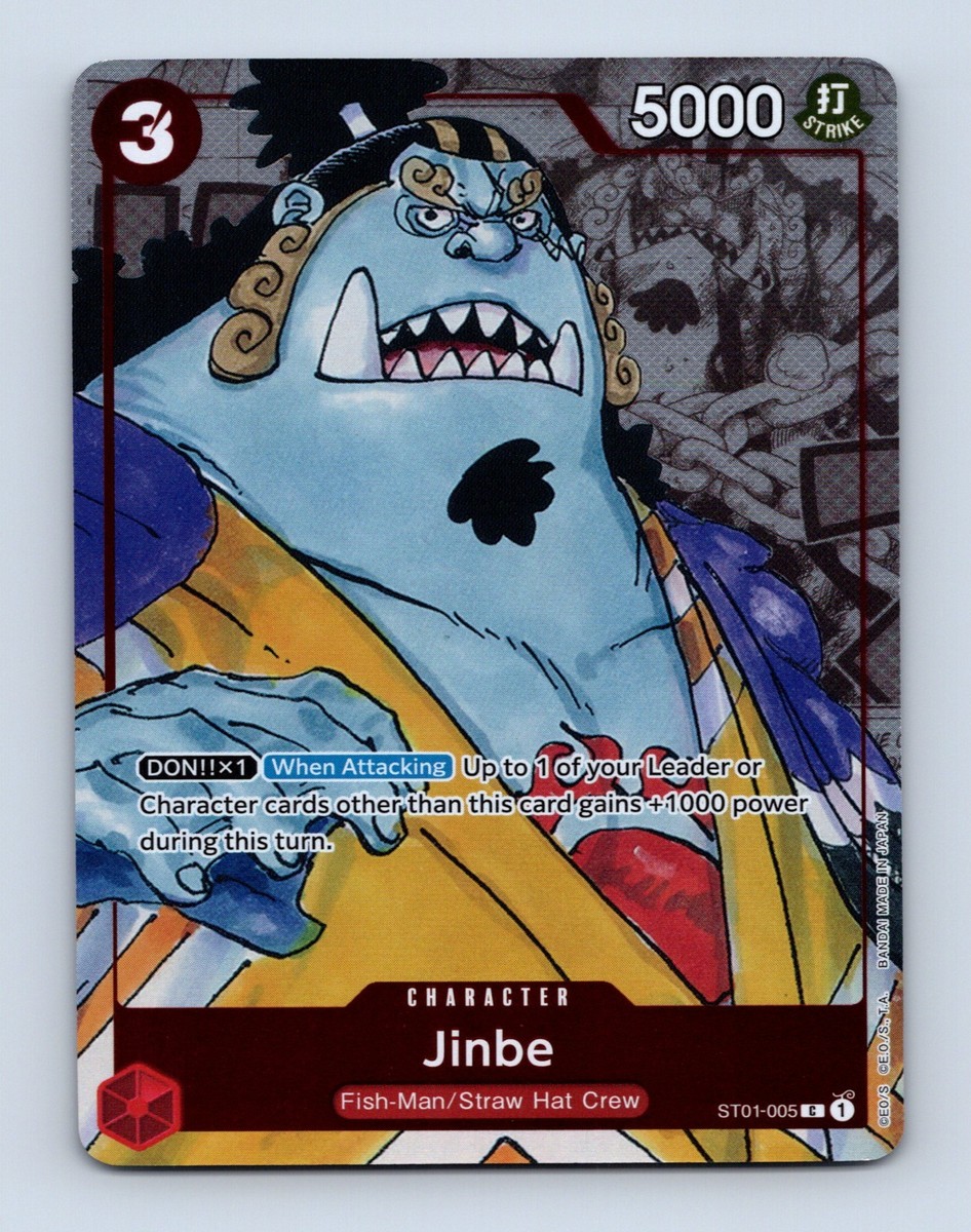 jinbe one piece card game One Piece Card Game: Starter Deck Blue Buggy (ST-25) – Gamescape main image 1