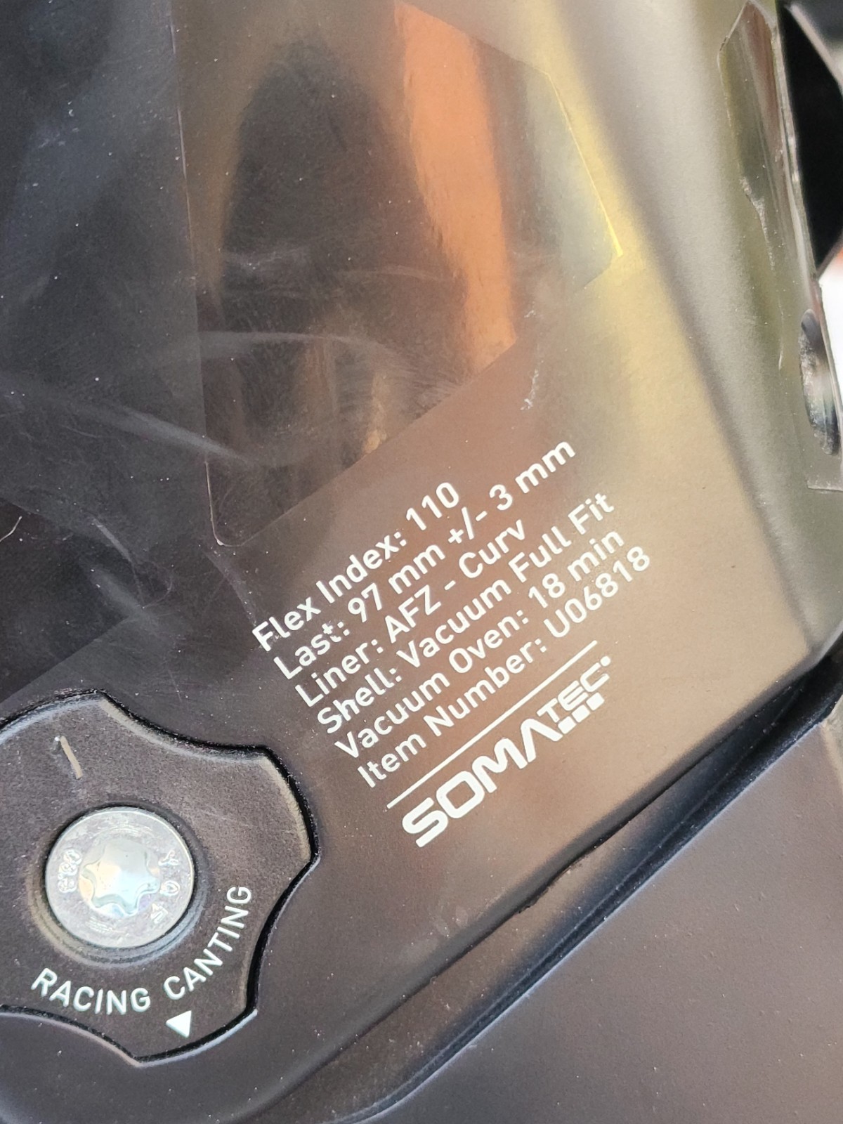 SALOMON Fischer RC4 Curve 110 Vacuum Scarpone da Sci Uomo Full Fit 27 5 Nero