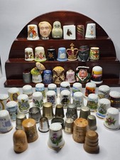 50 COLLECTABLE MIXED THIMBLES ( L6)