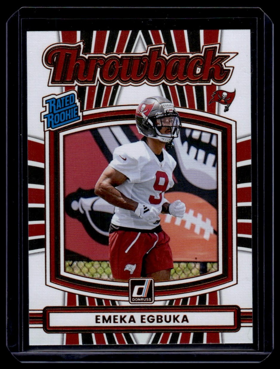 2025 Donruss #31 Emeka Egbuka Rated Rookies Throwback