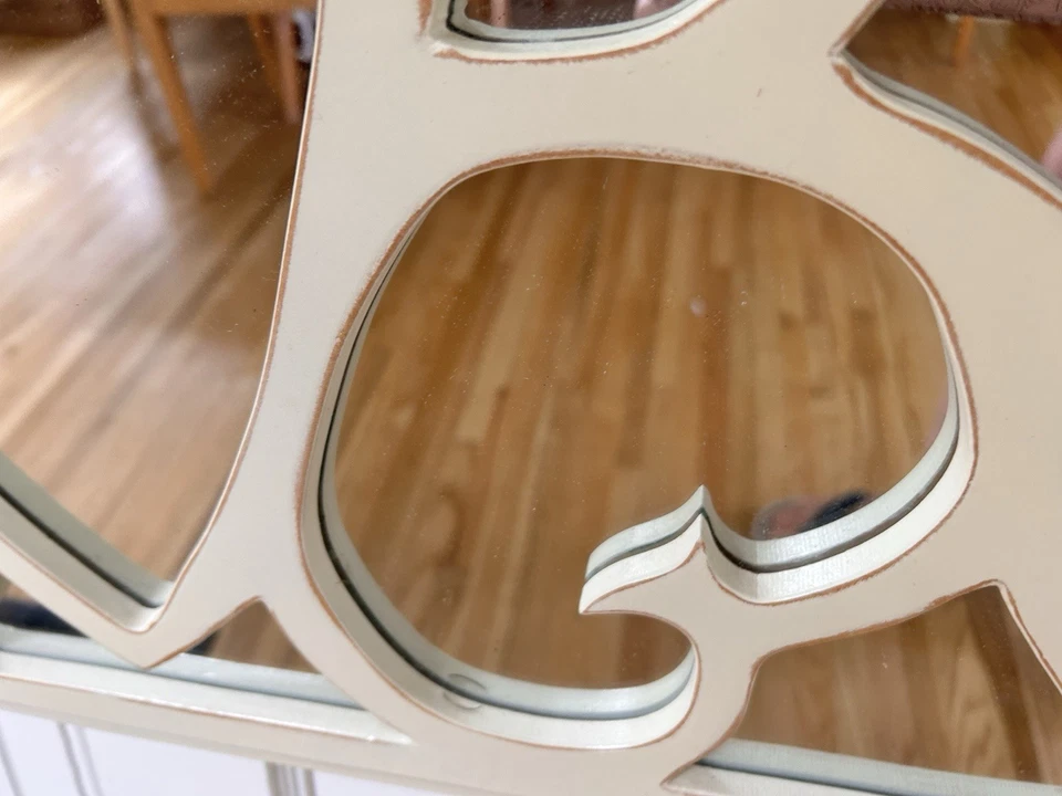 Colonial Half-Moon Over-Door Lunette Mirror with Rustic Finish - Image 3 of 4