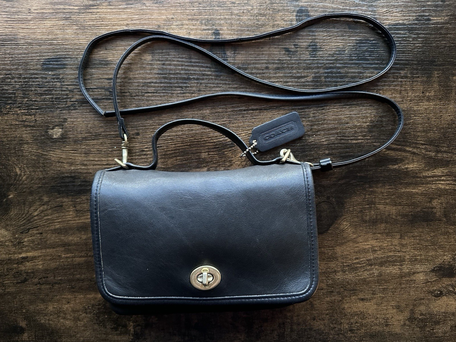 Vintage Coach Casino Bag