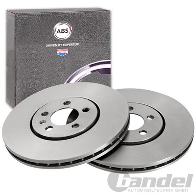 2x ABS BREMSSCHEIBEN 288mm BELÜFTET VORNE passend für VW GOLF PASSAT VENTO | 162