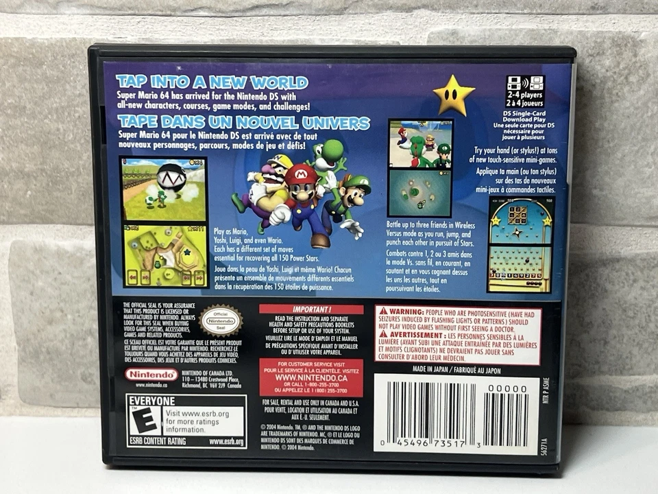 Super Mario 64 DS, Nintendo DS - Missing Manual - Image 3 of 4