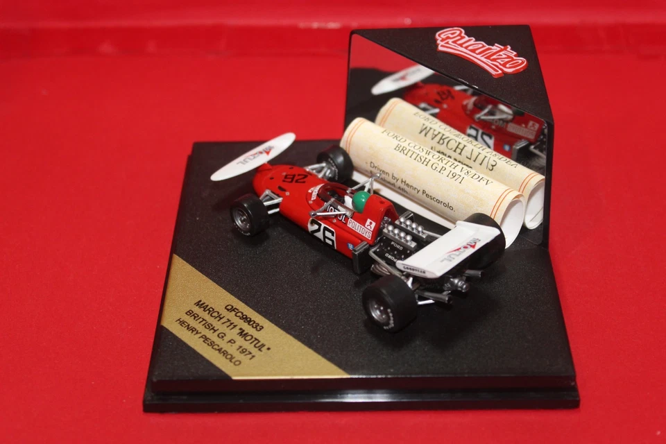 1/43 F. Williams Racing Cars March 711 Ford (1971) - #26 H. Pescarolo - QUARTZO - Immagine 2 di 4