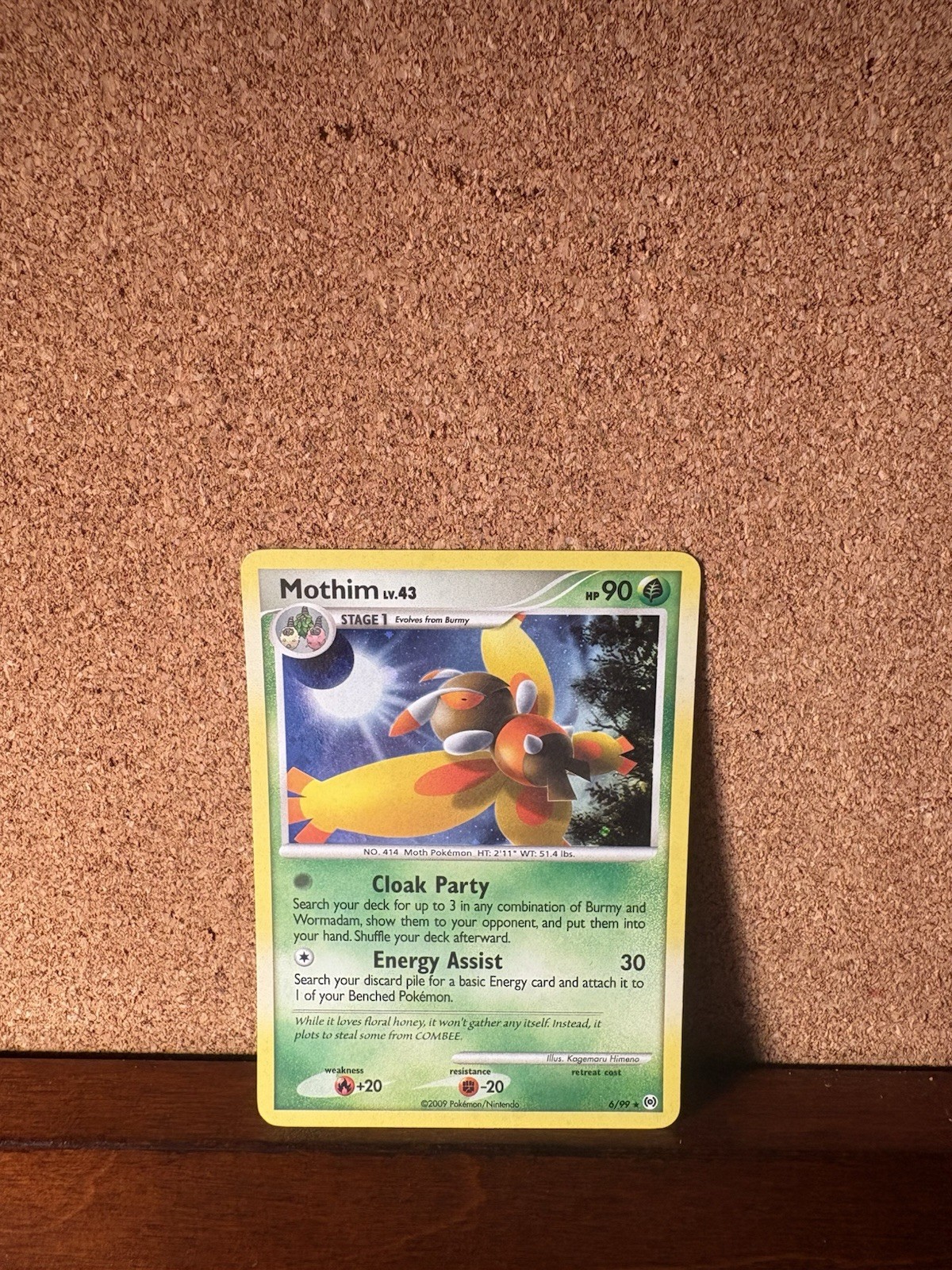 Mothim 6/99 Arceus Holo