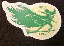 Rare Wicked Dunkin Sticker Elphaba