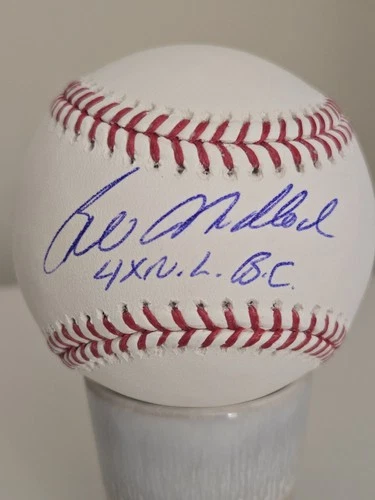 Bill Madlock Signed Rawlings Official MLB Baseball w/4x BC - (SCHWARTZ COA) AUTO