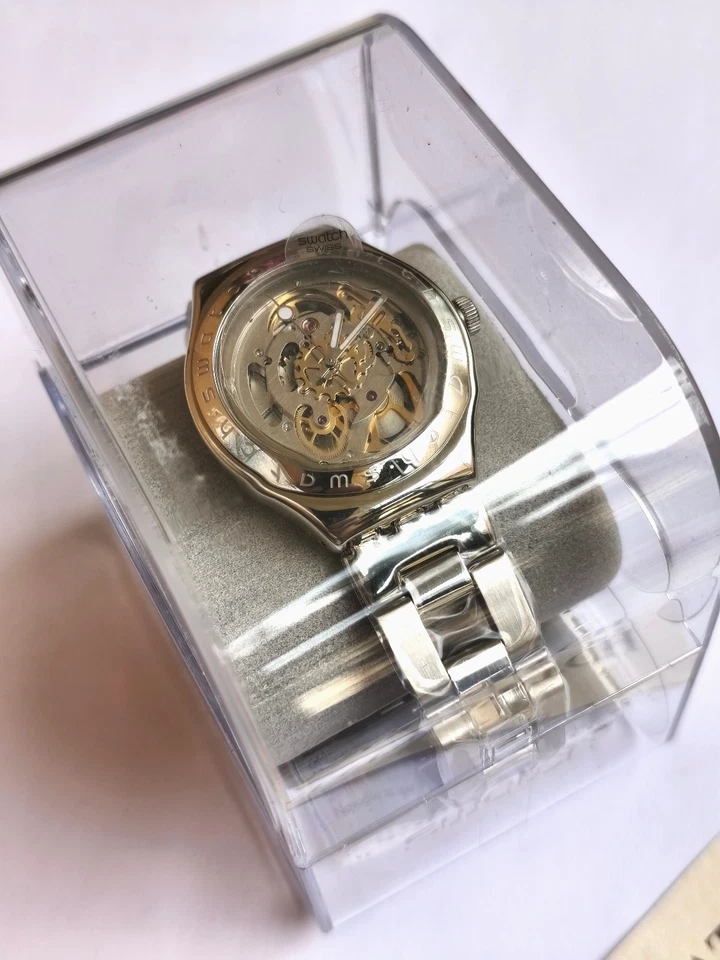 SWATCH+IRONY AUTOMATIK+YAS100 BODY & SOUL+GEHÄUSE SILBERN+NEU/NEW - Bild 4 von 4