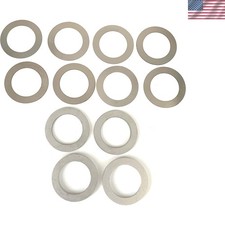 12-Pack Barrel Shim Kit - 1/2x28 Muzzle Brake Alignment for Enhanced Accuracy