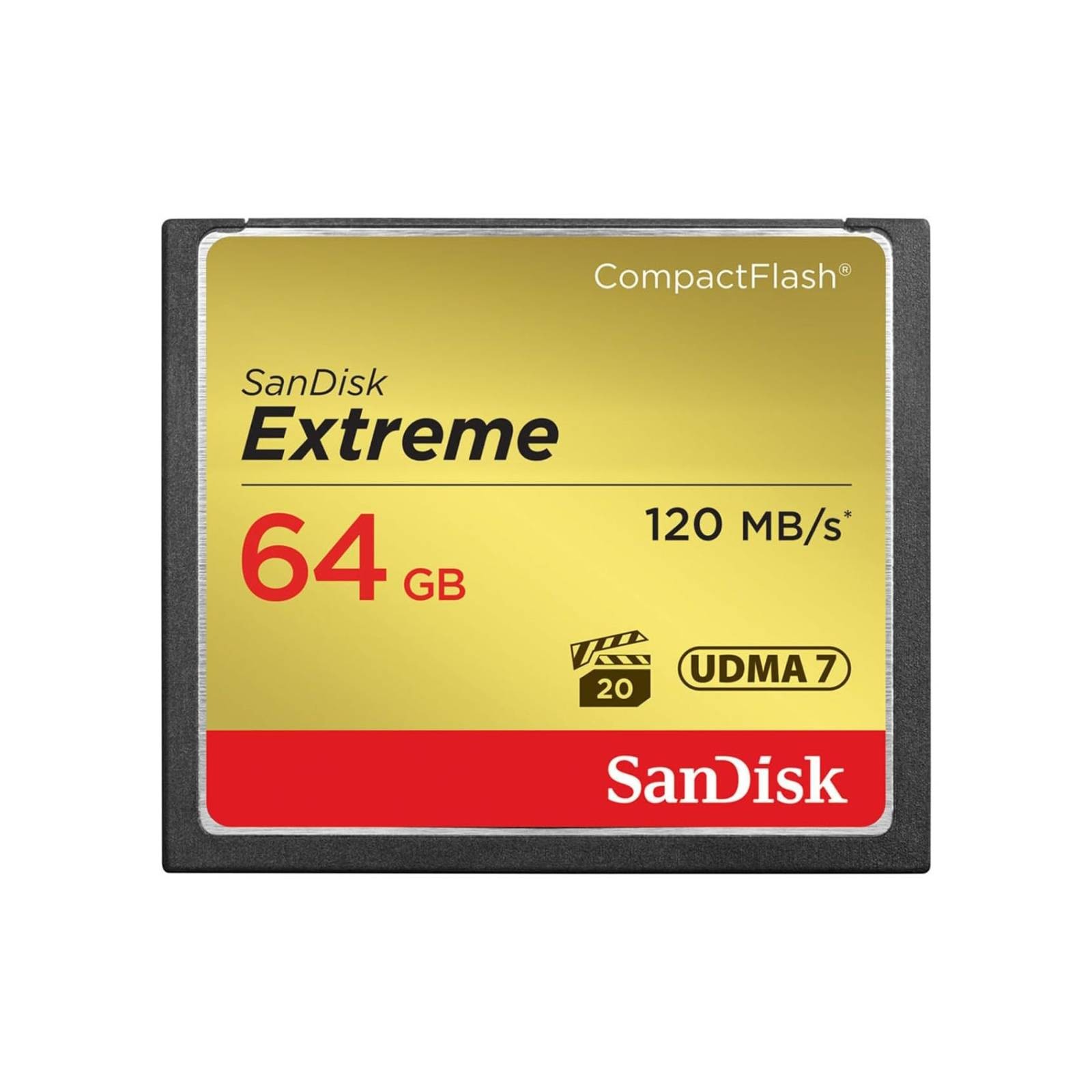 SanDisk Extreme CompactFlash Memory Card 64GB (SDCFXSB-064G-G46)
