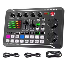 1set F998 Sound Card High Quality Recording Equipment For Live Broadcasts