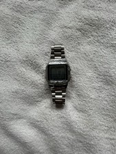 mens digital watch (Sliver Finish) Working No Box Or Papers