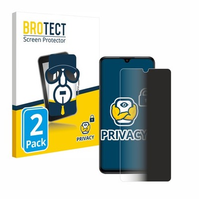 2x Blickschutz Folie für Huawei P30 lite / New Edition Displayschutz Privacy