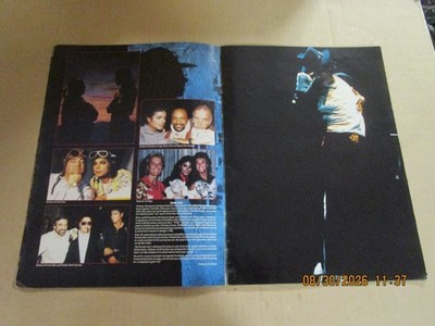 MICHAEL JACKSON BAD World Tour Concert Program 1988 Vintage